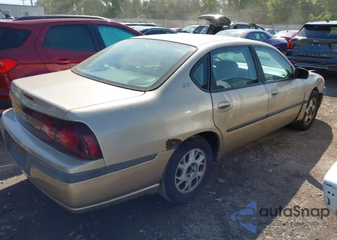 2004 Chevrolet Impala из США, поврежденный, VIN 2G1WF55E749197635